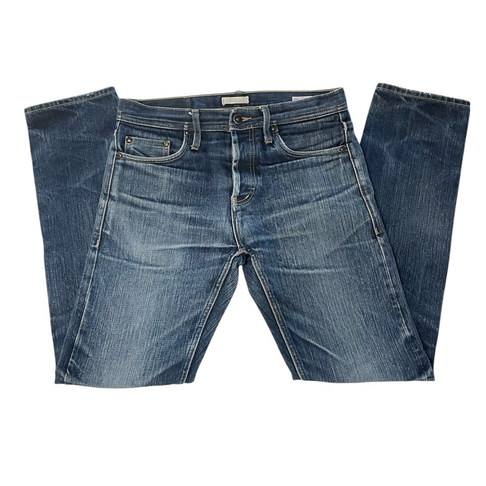 The Unbranded Brand UB269 18oz Indigo Slub Selvedge Jeans - Tapered Fit -Size 32